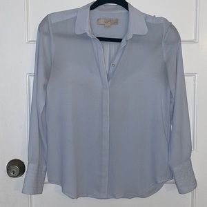 Ann Taylor LOFT blouse in blue size XXSP